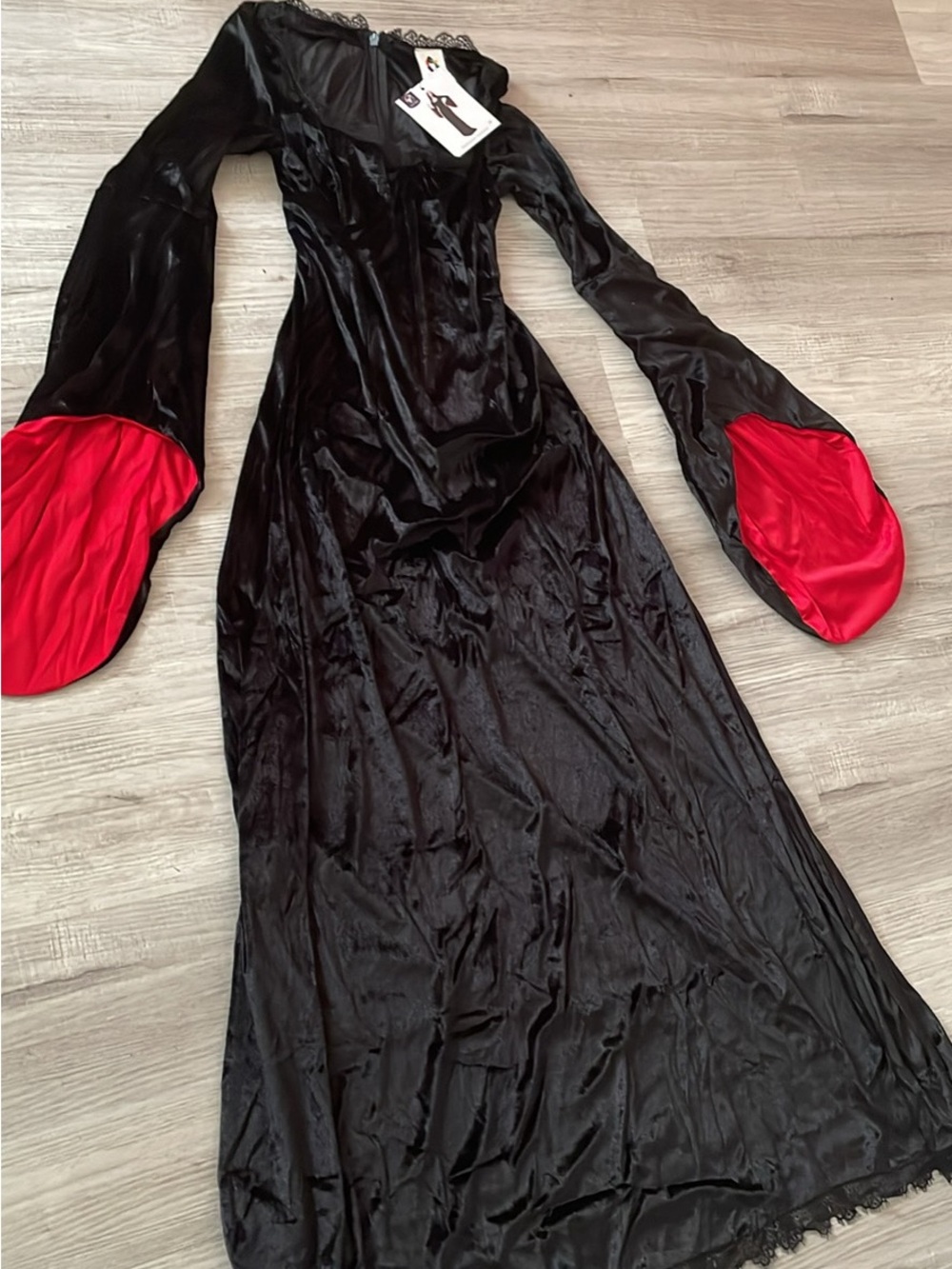 Black Velvet Vampire Costume